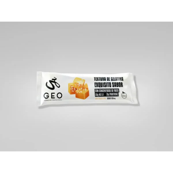 Barrita energética gominola tofee toque sal