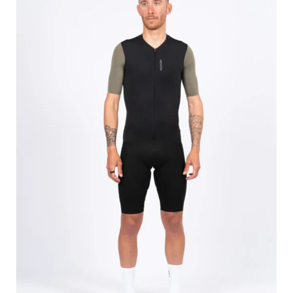 Maillot super leggero negro y verde